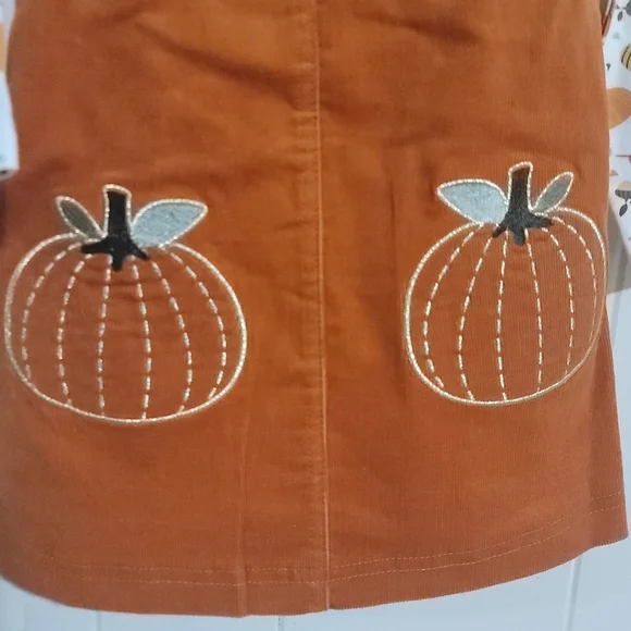 Isaac Mizrahi Pumpkin Print Baby Outfit - Picture 3 of 6